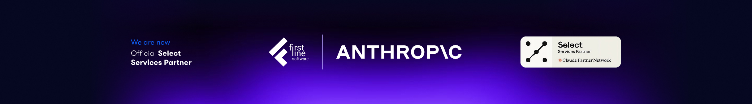 Official Select Services Partner Anthropic